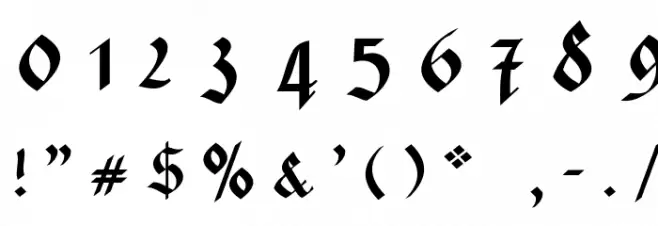 Rotunda Pommerania UNZ1A Italic Font OTHER CHARS