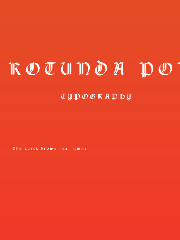 Rotunda Pommerania UNZ1A Italic Poster