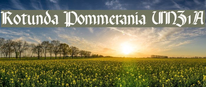 Rotunda Pommerania UNZ1A Example 3