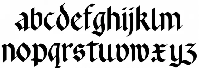 Rotunda Pommerania UNZ1A फ़ॉन्ट लोअरकेस