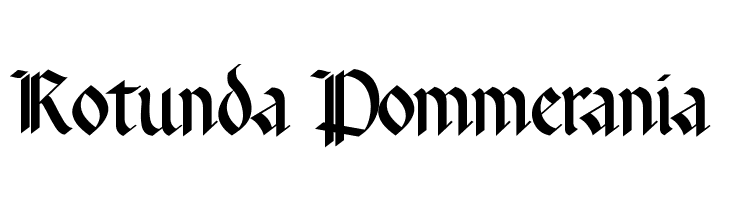 Rotunda Pommerania  Fuentes Gratis Descargar