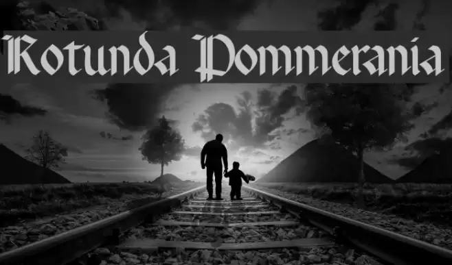 Rotunda Pommerania Font examples