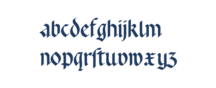 Rotunda Pommerania Lowercase