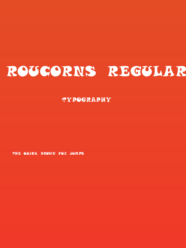 Roucorns Regular Poster
