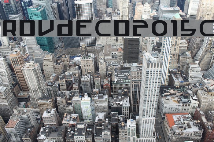 Roudeco2015c Font examples