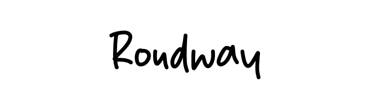Roudway  Frei Schriftart Herunterladen