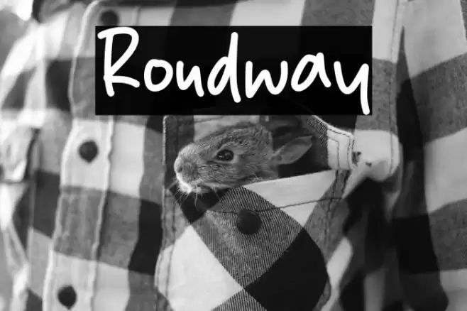 Roudway Font examples