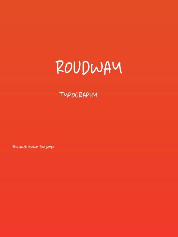 Roudway Poster