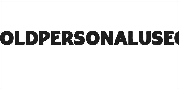 RougantBoldPERSONALUSEONLY-Bold Logo