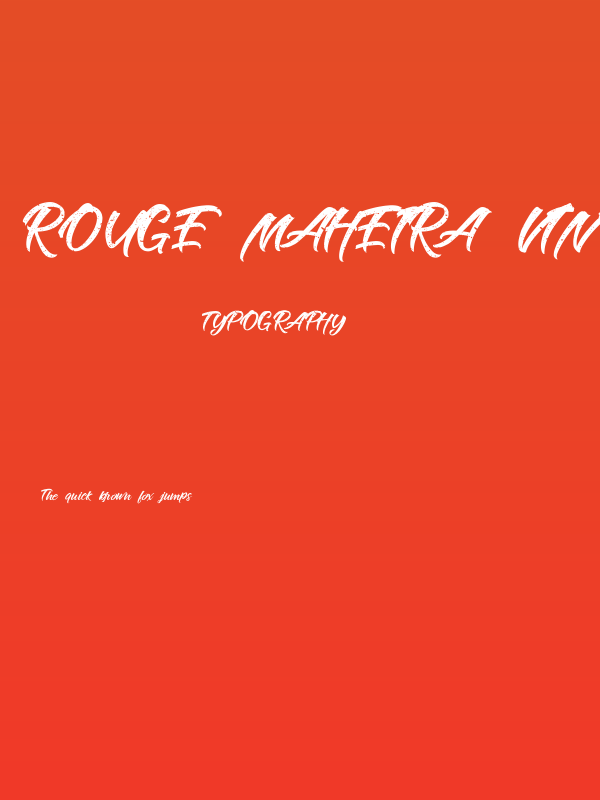 Rouge Maheira vintage personal use Poster