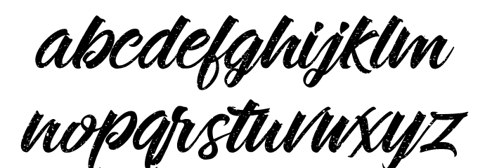 Rouge Maheira vintage personal use Font LOWERCASE