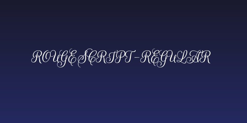 RougeScript-Regular Social Header