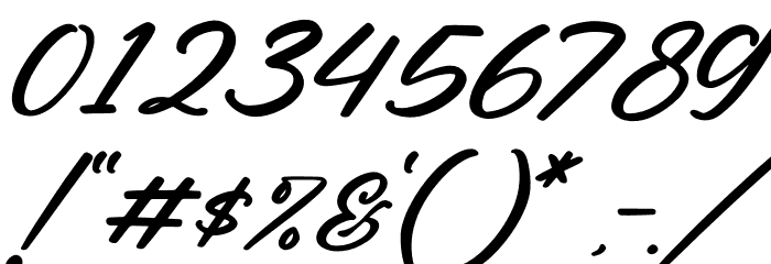 Rough Anthem Italic Font OTHER CHARS