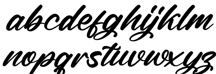 Rough Anthem Italic Font LOWERCASE