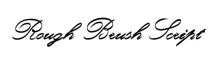 Rough Brush Script  Descarca Fonturi Gratis