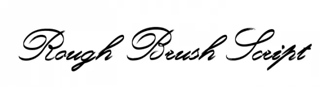 Rough Brush Script  Descarca Fonturi Gratis