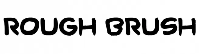 Rough Brush  Frei Schriftart Herunterladen