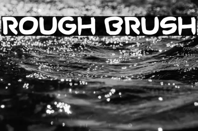Rough Brush Font examples
