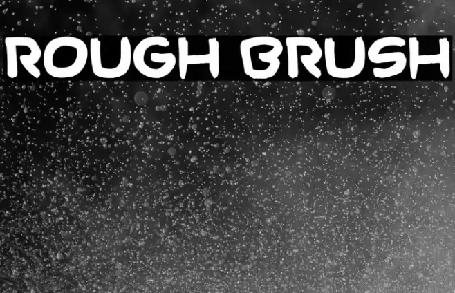 Rough Brush Font examples
