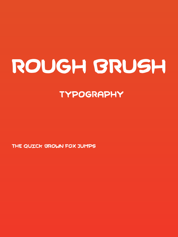 Rough Brush Poster