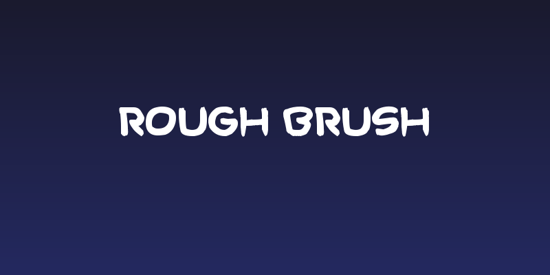 Rough Brush Social Header