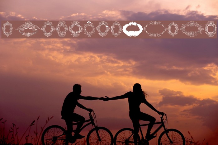 Rough Calligraphic Frames Example 1