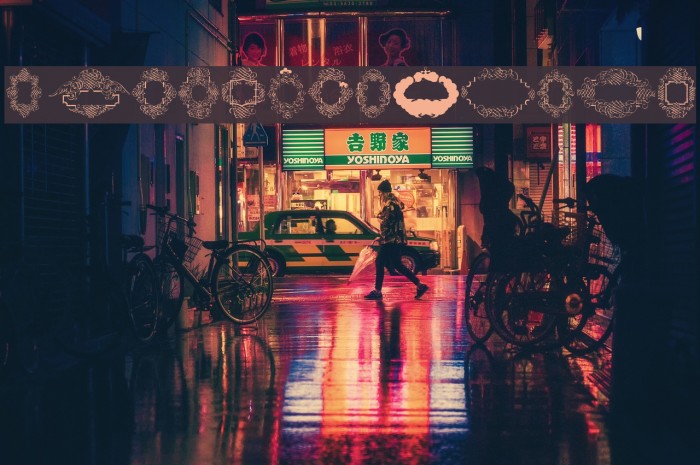 Rough Calligraphic Frames Example 3