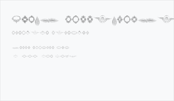 Rough Calligraphic Frames Business Card