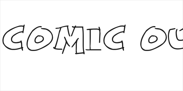 Rough Comic Outlines Logo