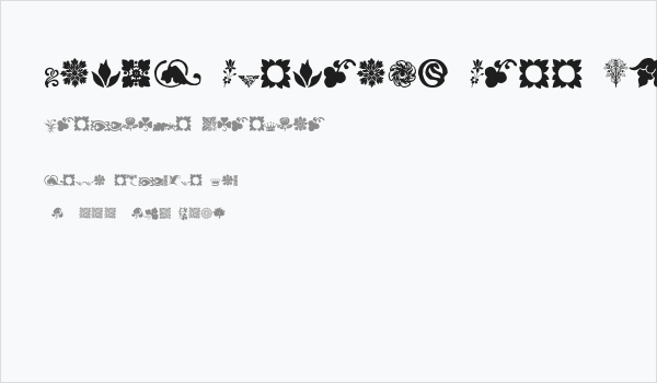 Rough Fleurons Free Two Business Card