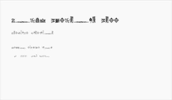 Rough Fleurons Free Business Card