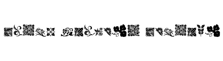 Rough Flowers Regular  les polices de caractères gratuit tlcharger