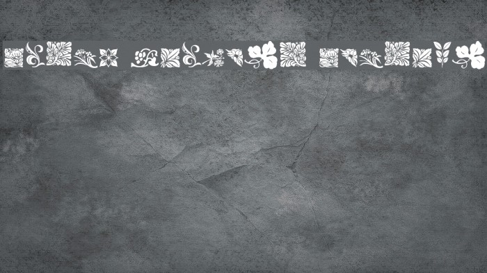 Rough Flowers Regular Example 1