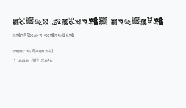 Rough Flowers Regular Business Card