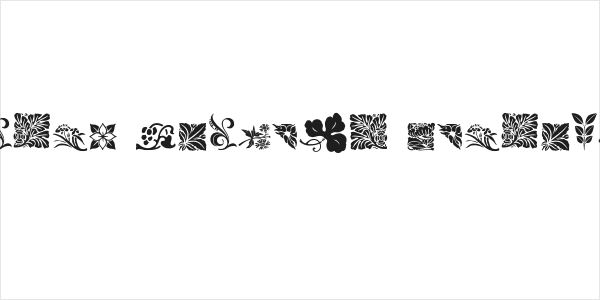 Rough Flowers Regular Logo