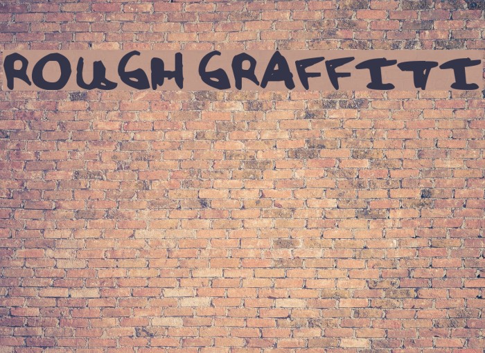 Rough Graffiti Font examples