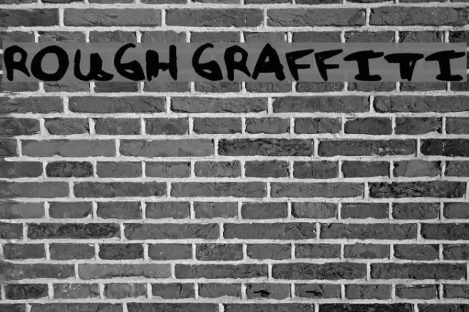Rough Graffiti Font examples