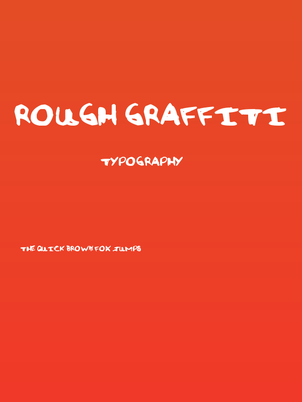 Rough Graffiti Poster