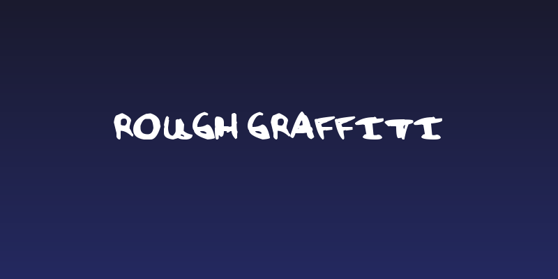Rough Graffiti Social Header