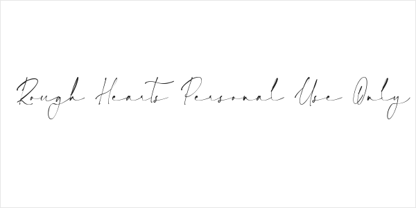 Rough Hearts Personal Use Only Logo