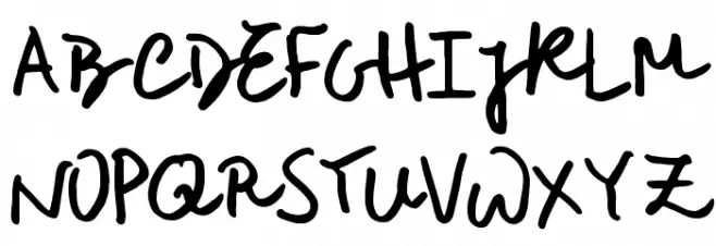 Rough Notes Sample Fuentes MAYÚSCULAS