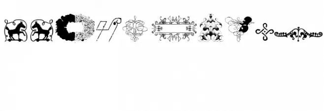 Rough Ornaments Free Font OTHER CHARS