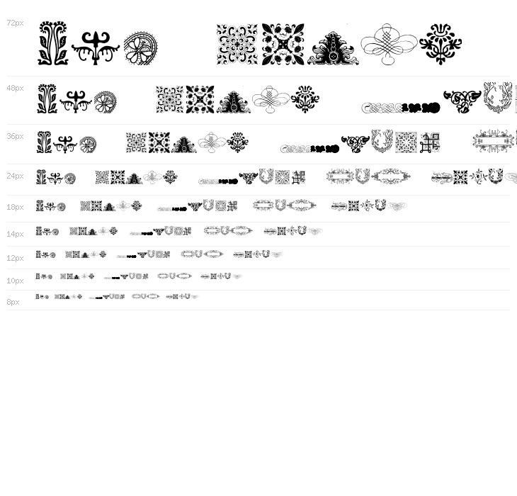 Rough Ornaments Free Waterfall