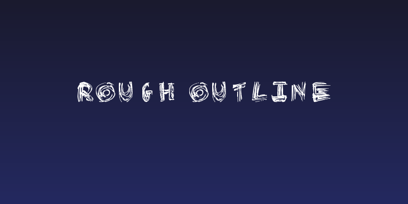 Rough Outline Social Header