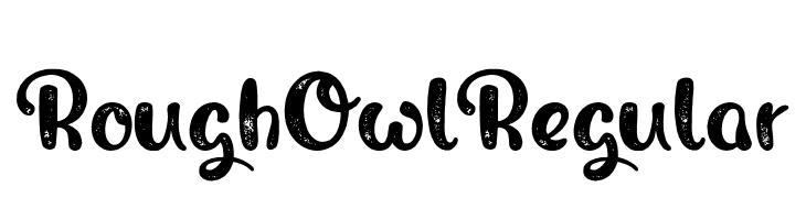 Rough Owl Regular  font caratteri gratis