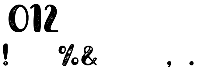 Rough Owl Regular Font OTHER CHARS