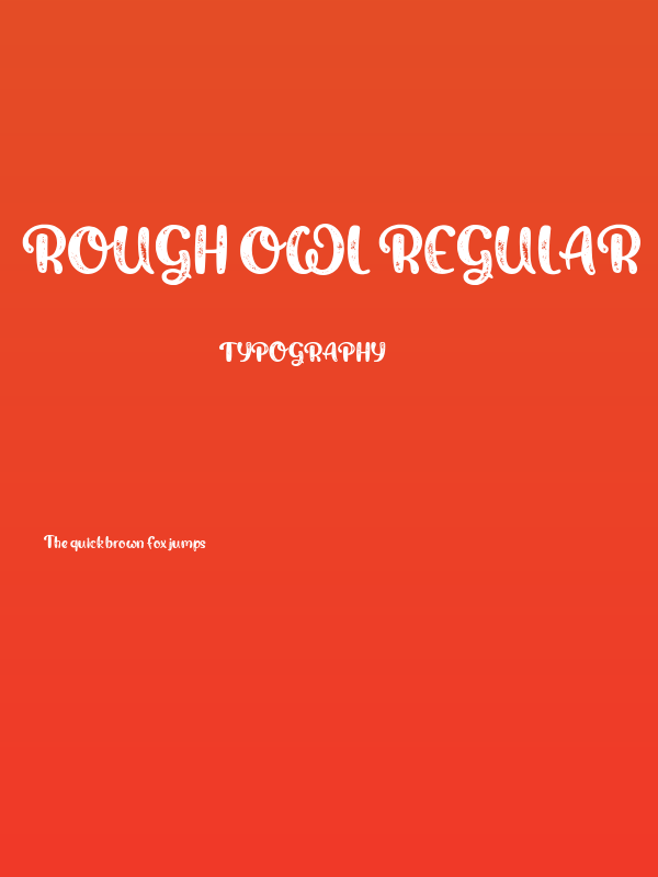 Rough Owl Regular Poster