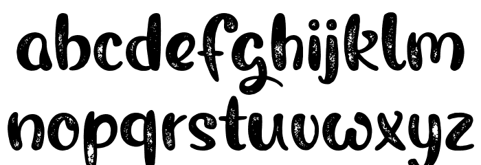 Rough Owl Regular Font LOWERCASE