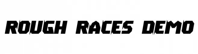 Rough Races Demo  font caratteri gratis