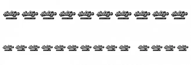 Rough Races Demo フォント その他の文字